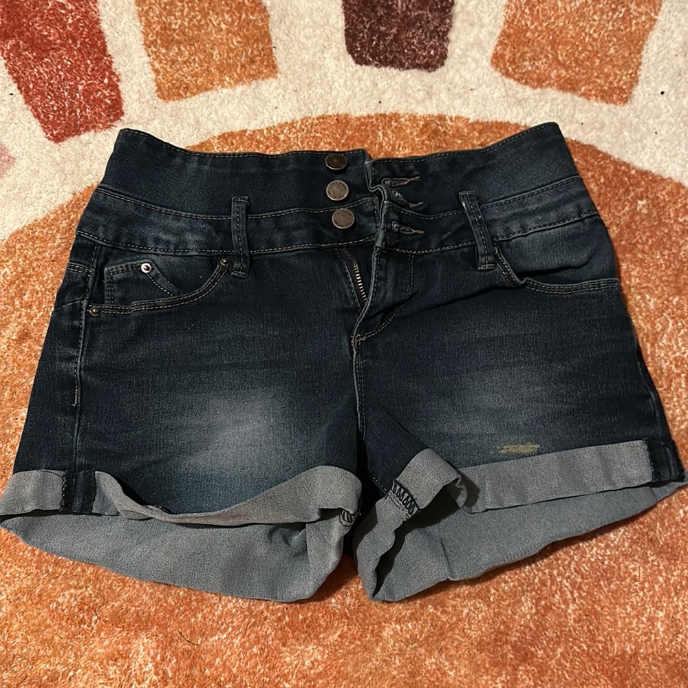 Dark high waisted jeans